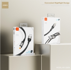 1m 3A Output Smart Power-Off Aluminum Shell Braided Data Cable