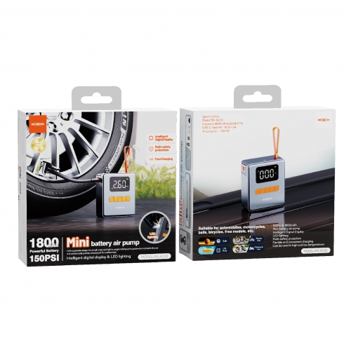 Mini 150PSI＆1800mAh Battery Air Pump