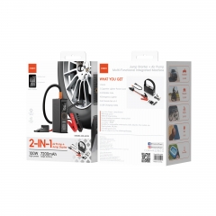 Jump Starter + Air Pump Multi-Functional Integrated Machine