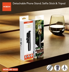 Detachable Phone Stand, Selfie Stick & Tripod