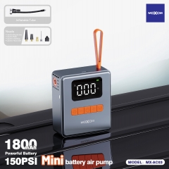 Mini 150PSI＆1800mAh Battery Air Pump