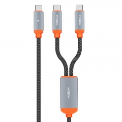 PD100W 2-in-1 Meteor Fast Charging Data Cable