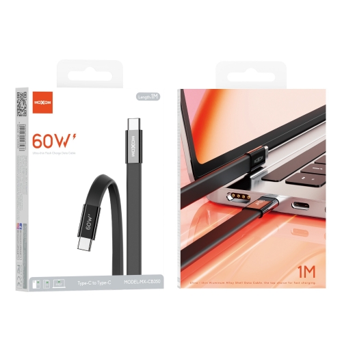 "60W Ultra-thin Flash Charge Data Cable Type-C to Type-C"