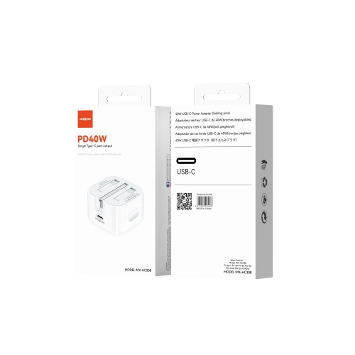PD40W Type-C Port UK Super Fast Charger