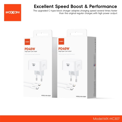 PD40W Type-C Port EU Super Fast Charger