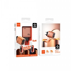 GaN PD45W，QC18W EU Travel Charger