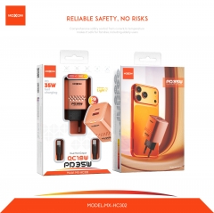 PD35W，QC18W EU Travel Charger