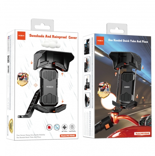 Sunshade And Rainproof Motorcycle Phone Holder