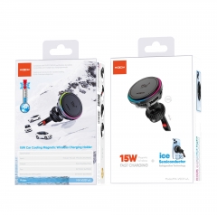 15W Car Cooling Magnetic Wireless Charging Holder