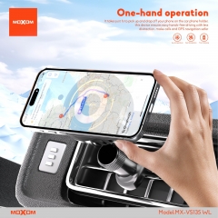 15W Magnetic Wireless Charging Car Holder With Fan