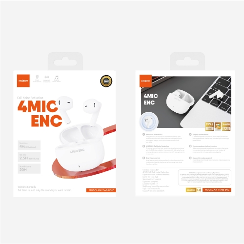 4MIC ENC Wireless Earbuds