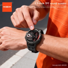 1.7-inch TFT round screen 3ATM water-resistant Smartwatch