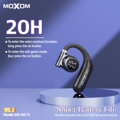 Air Conduction LCD OWS Wireless Earbuds