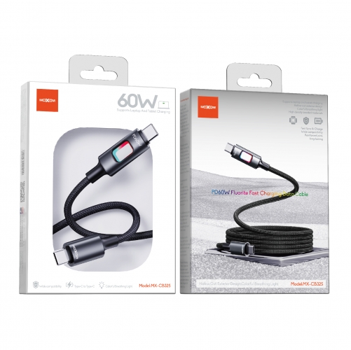 "PD60W Fluorite Fast Charging Data Cable Type-C to Type-C"