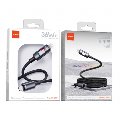 "36W Fluorite Fast Charging Data Cable Type-C to Lightning"