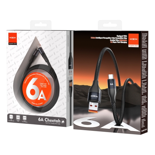 "6A Cheetah Super Fast Charging Data Cable USB to Type-C"