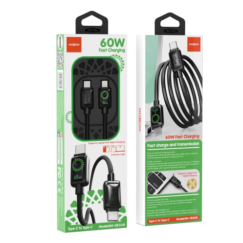 "60W Garland Fast Charging Data Cable Type-C to Type-C"