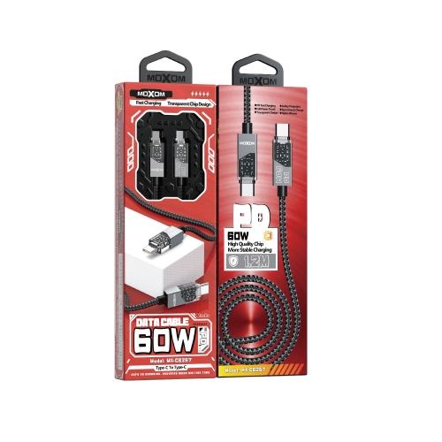 "Mecha PD60W Data Cable Type-C To Type-C 1.2M"