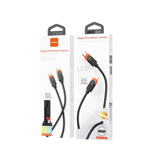 "PD60W LED Fast Charging Data Cable Type-C to Type-C"