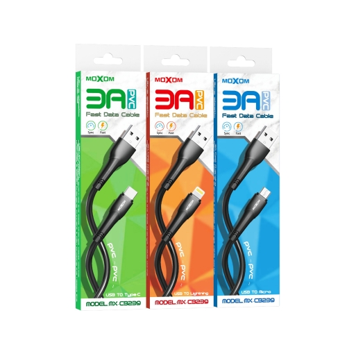 "3A PVC Fast Data Cable 1M"