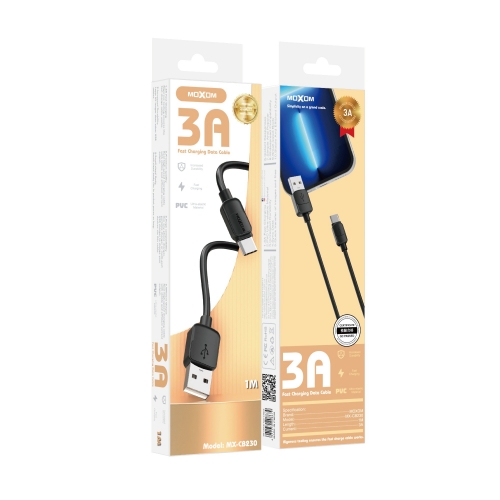 "3A PVC Fast Data Cable 1M"