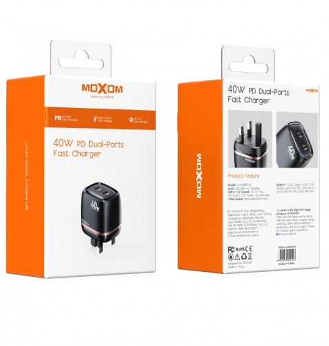 "40W PD Dual Ports Fast Charger "