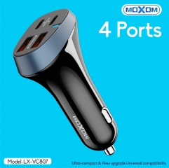 LED 4 Ports Car Charger