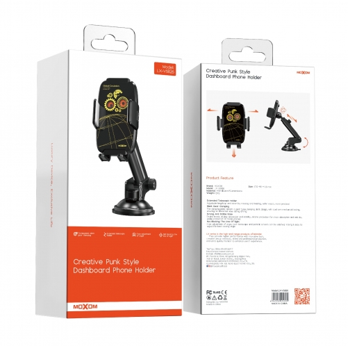 "Creative Punk Style Dashboard Phone Holder"