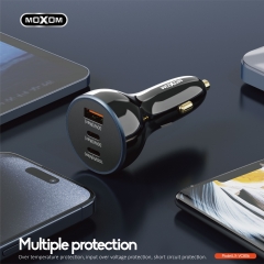 100W+30W+30W 3 Ports Car Charger