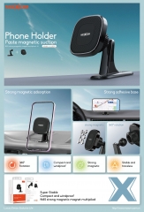 Paste magnetic suction Phone Holder
