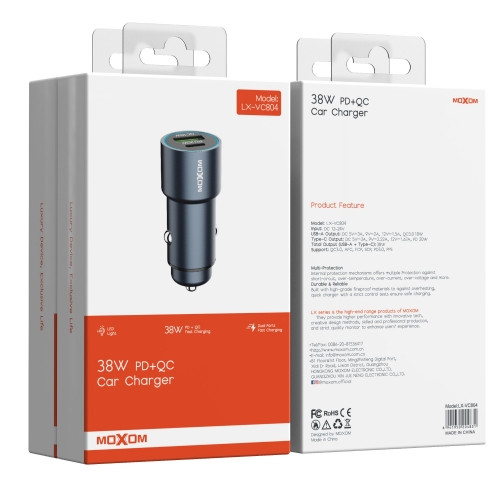 "38W PD Dual Ports Car Charger"