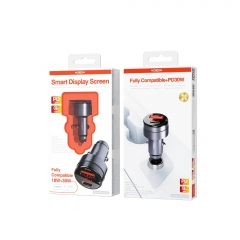 Smart Display Screen Car Charger