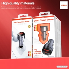 Smart Display Screen Car Charger