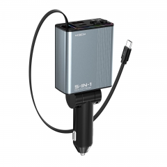 5-In-1 Gloss Car Charger