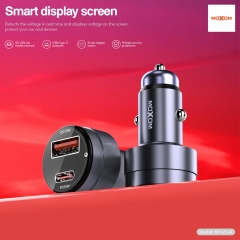 Smart Display Screen Car Charger