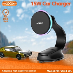 RGB Magnetic 15W Car Charger