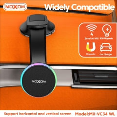 RGB Magnetic 15W Car Charger