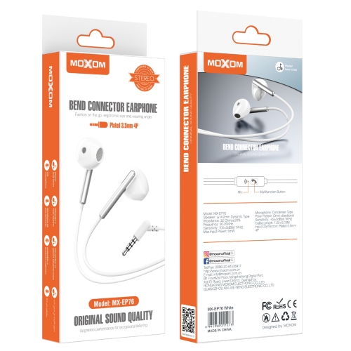 Bend Connector Earphone