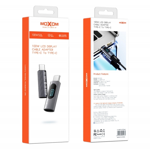 "100W LCD DISPLAY CABLE ADAPTER TYPE-C To TYPE-C"