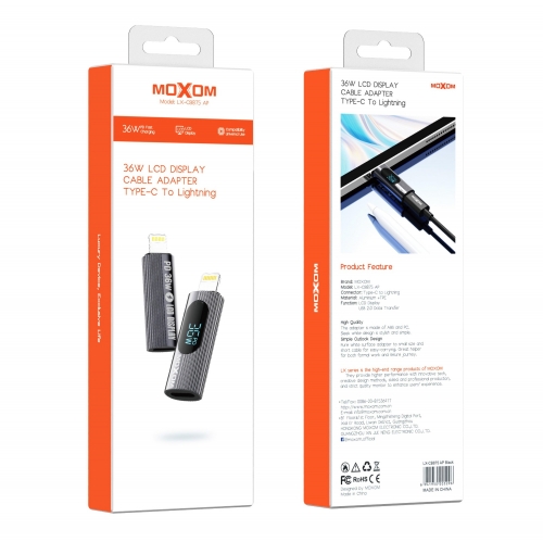 "36W LCD DISPLAY CABLE ADAPTER TYPE-C To Lightning"