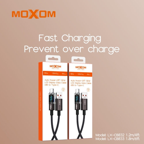 "100W Auto Power-Off LCD Display Data Cable USB to Type-C"