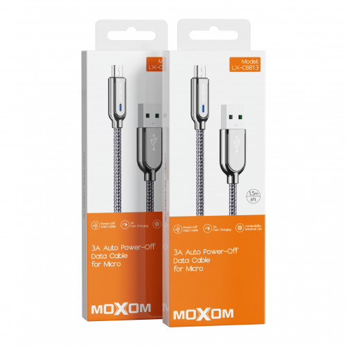 "3A Auto Power-Off Data Cable for Micro"