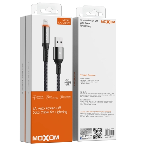 "3A Auto Power-Off Data Cable for Lightning"