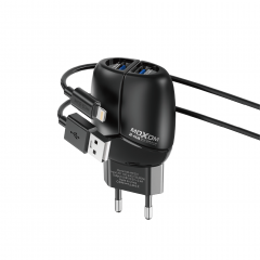 2.4A Dual USB Ports Secure Fast Charging