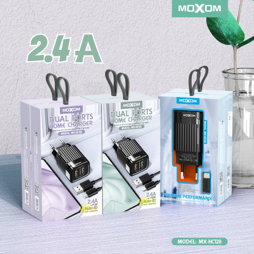 "2.4A DUAL Ports Fast Charging Home Charger"