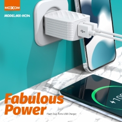 Flash Dual Ports USB Charger