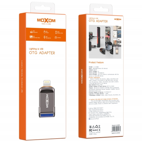 "OTG ADAPTER Lightning & USB"