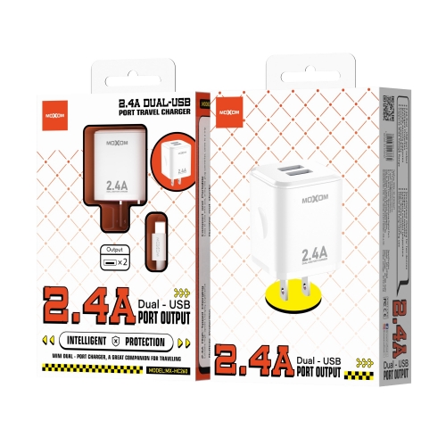 2.4A Dual - USB port travel charger