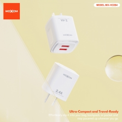 2.4A Dual - USB port travel charger