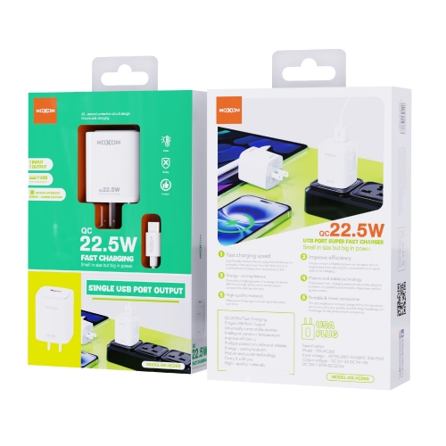 QC22.5W USB Port Super Fast Charger